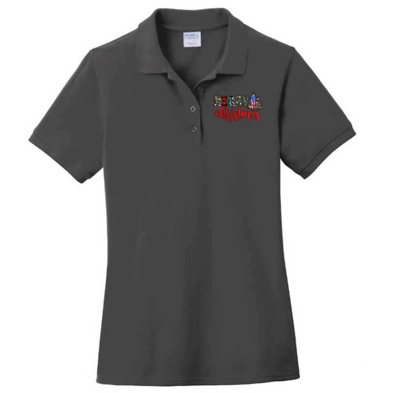 Merry Christmas Ladies Polo Shirt | Artistshot