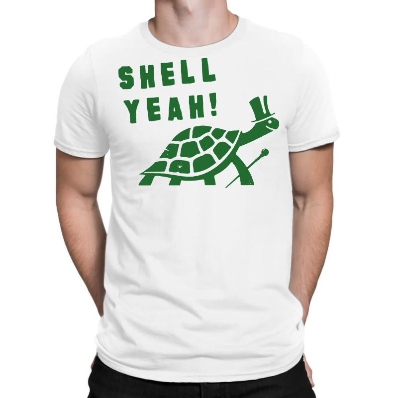 Turtle T Shirt Shell Yeah Shirt Vintage 80s Tees Cool Animal Shirts Funny  Turtle Shirt
