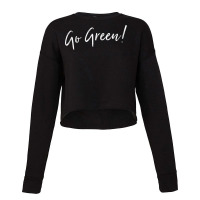 Go Green! Camp Team Spirit Game Competition Color War T Shirt Cropped Sweater | Artistshot