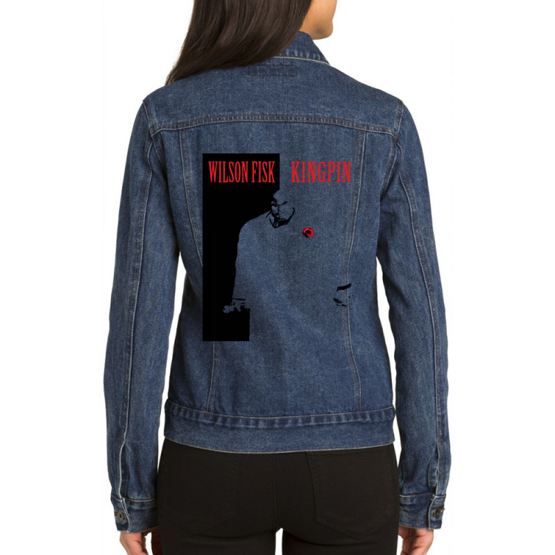 Mask Tampa Bay My Favorite People Ladies Denim Jacket by ArtistAngie | Artistshot