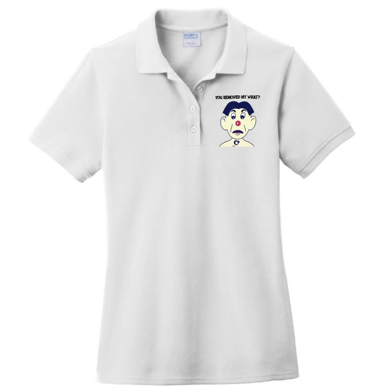 You Removed My What Ladies Polo Shirt by Irjen | Artistshot