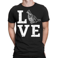 Hunting Ruffed Grouse Bird  Love Retro Art Hunter T Shirt T-shirt | Artistshot