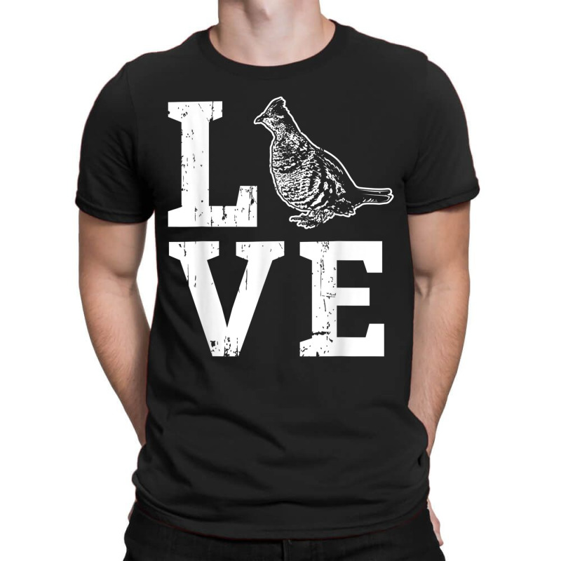 Hunting Ruffed Grouse Bird  Love Retro Art Hunter T Shirt T-shirt | Artistshot