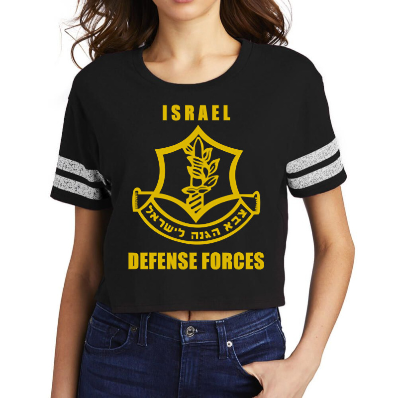 Idf Israeli Army Defense Force Jewish State Pocket Hoodie Scorecard Crop Tee by cheesebroughbrensen | Artistshot