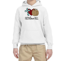 Faith Love Fall Pumpkin Heart Outfit For Fall Season T Shirt Youth Hoodie | Artistshot