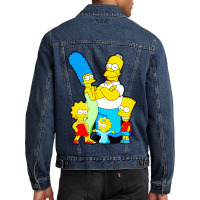 The Simpson Family Men Denim Jacket | Artistshot