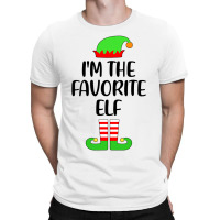 I M The Favorite Elf Matching Family Group Christmas T-shirt | Artistshot