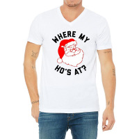 Ho Ho Ho Christmas V-neck Tee | Artistshot