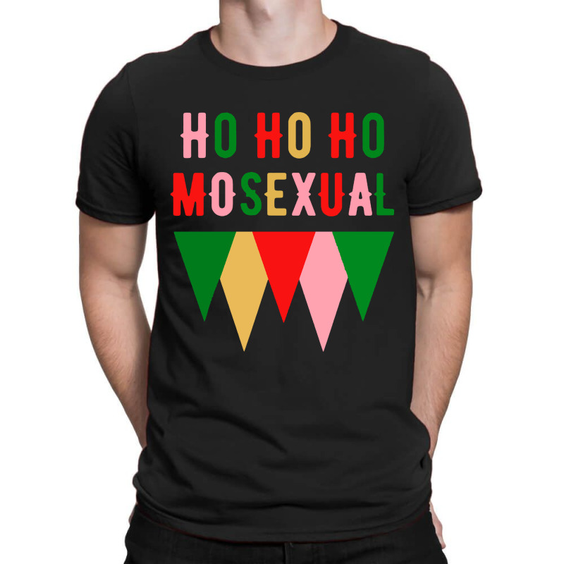 Ho Ho  Christmas Holiday Gay Design T-shirt | Artistshot