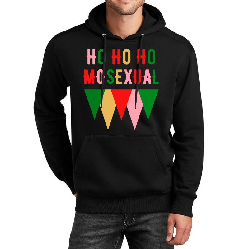 Ho Ho  Christmas Holiday Gay Design Unisex Hoodie | Artistshot