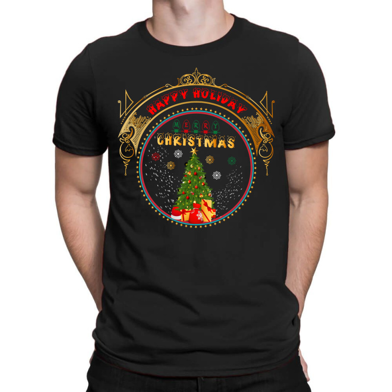 Happy Holiday Merry Christmas T-shirt | Artistshot