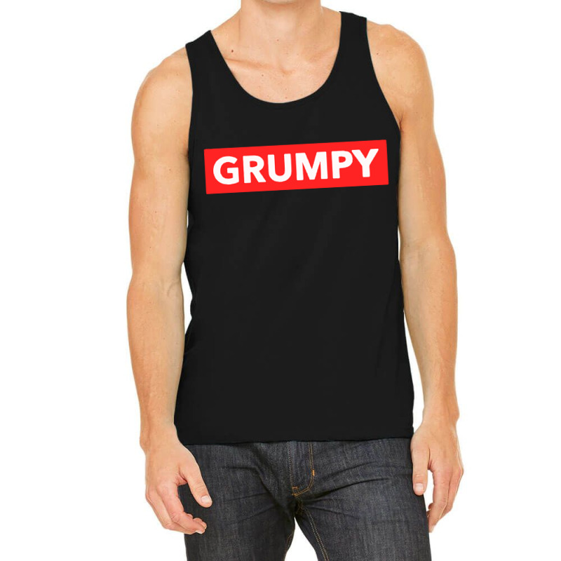 Grumpy Funny Red Cute Christmas Tank Top | Artistshot