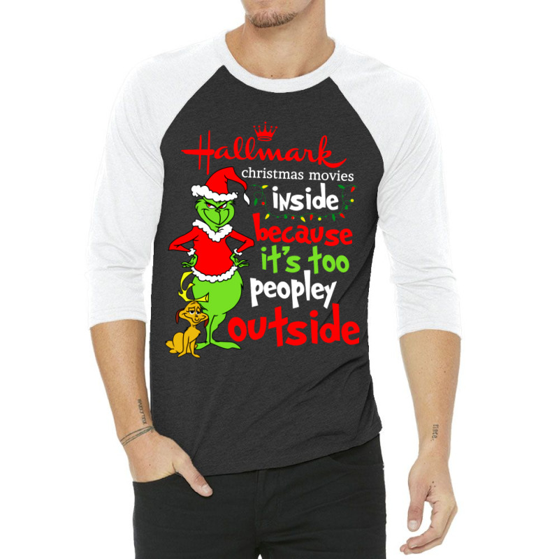 Christmas Movies 3/4 Sleeve Shirt | Artistshot