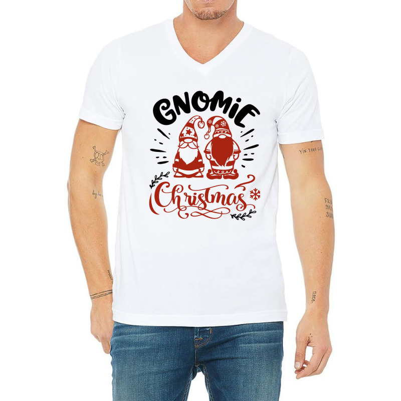 Gnomie Christmas Craft V-neck Tee | Artistshot