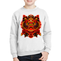 Kaleidoscope Kitty   Louis Wain Psychedelic Cat Art T Shirt Youth Sweatshirt | Artistshot