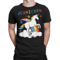 Jewnicorn Shirt Funny Unicorn Rosh Hashanah Hanukkah Gifts T Shirt T-shirt | Artistshot