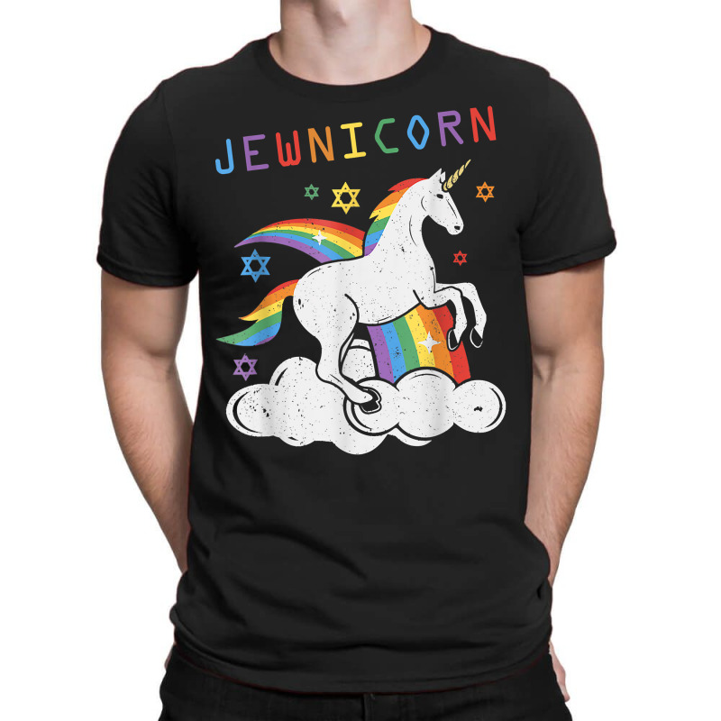 Jewnicorn Shirt Funny Unicorn Rosh Hashanah Hanukkah Gifts T Shirt T-shirt | Artistshot