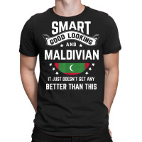 Maldivian Flag Native Pride Funny Maldives Maldivian Roots T Shirt T-shirt | Artistshot