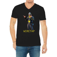 Wiretap V-neck Tee | Artistshot