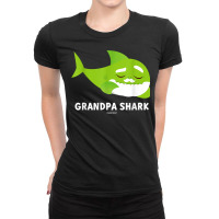 Mens Pinkfong Grandpa Shark Official T Shirt Ladies Fitted T-shirt | Artistshot