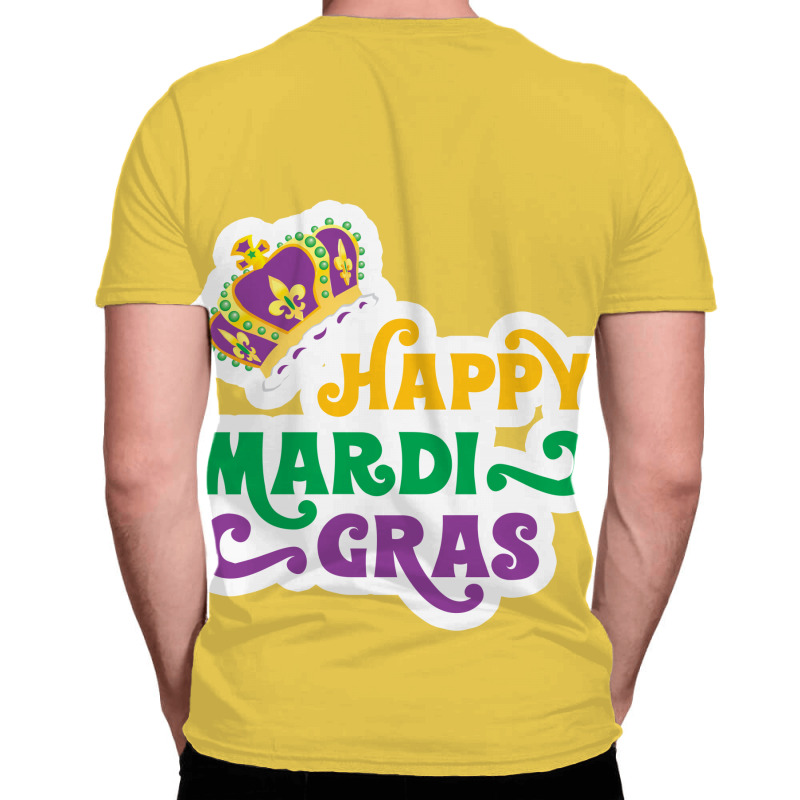 Happy Mardi Gras For Dark All Over Men's T-shirt | Artistshot