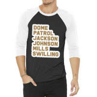 Dome Patrol For Dark 3/4 Sleeve Shirt | Artistshot
