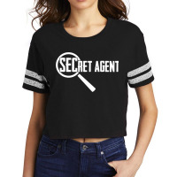 Secret Agent Inspector Spy Police Detective Investigator T Shirt Scorecard Crop Tee | Artistshot