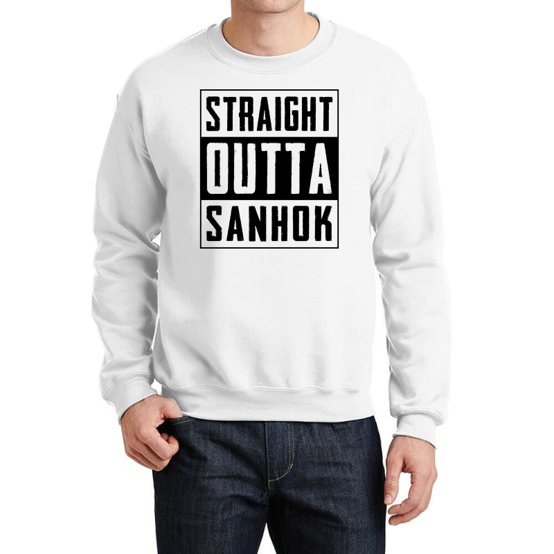 Straight Outta Sanhok Crewneck Sweatshirt | Artistshot