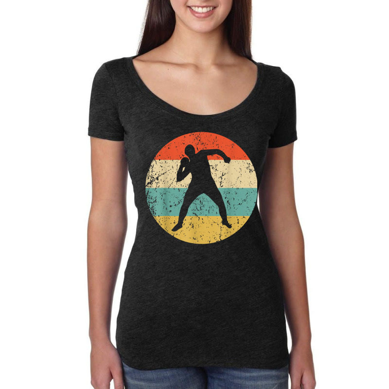 Shot Put Shirt   Vintage Retro Track And Field T Shirt Women's Triblend Scoop T-shirt by sabadmscoastlw | Artistshot