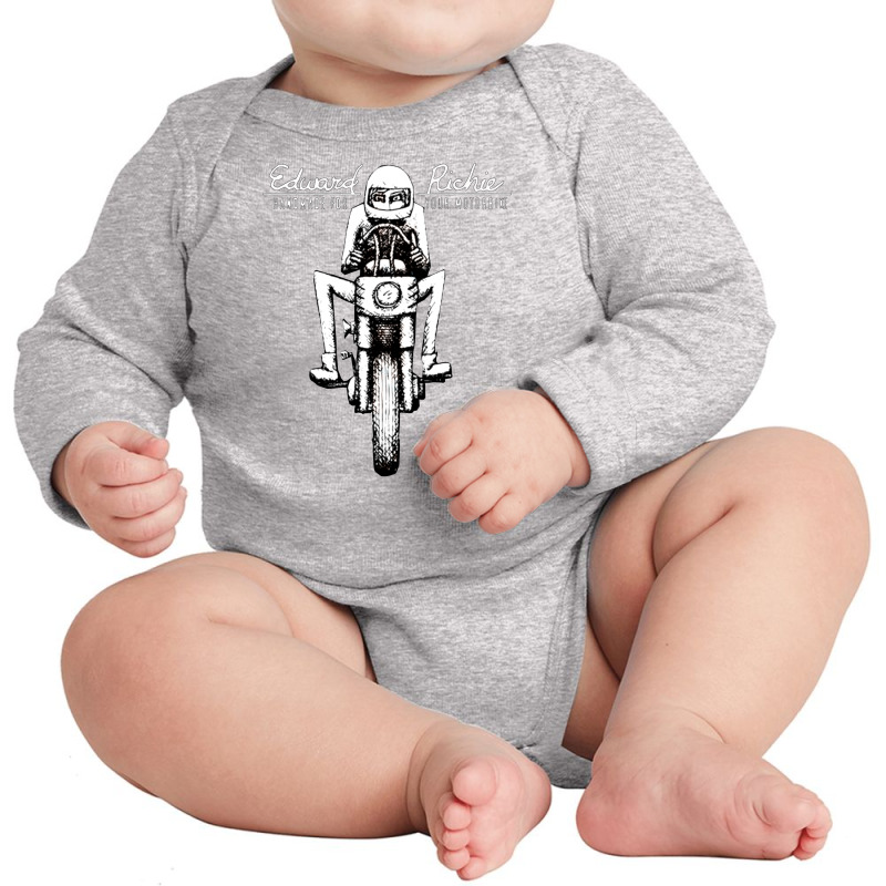 Esward Richie Handmade For Your Motor Bike Long Sleeve Baby Bodysuit | Artistshot