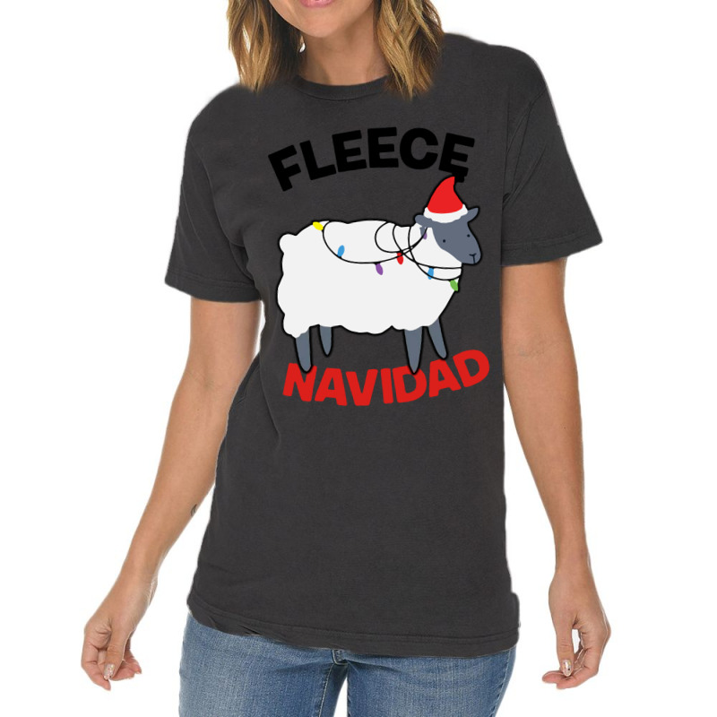 Fleece Navidad   Funny Christmas Sheep Vintage T-shirt | Artistshot