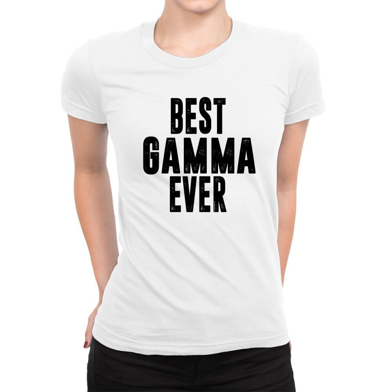 Best Gamma Ever Ladies Fitted T-Shirt by Chris Ceconello | Artistshot