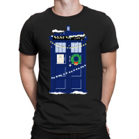 Doctor Who Police Box Christmas T-shirt | Artistshot