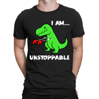 Dinosaur I Am Unstoppable Christmas T-shirt | Artistshot