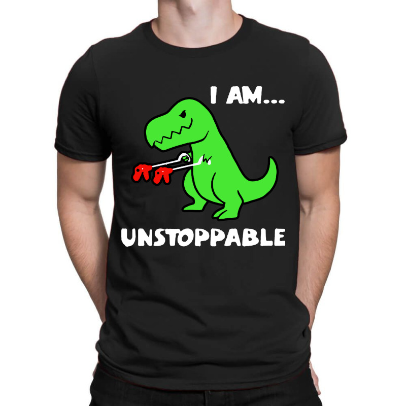 Dinosaur I Am Unstoppable Christmas T-shirt | Artistshot