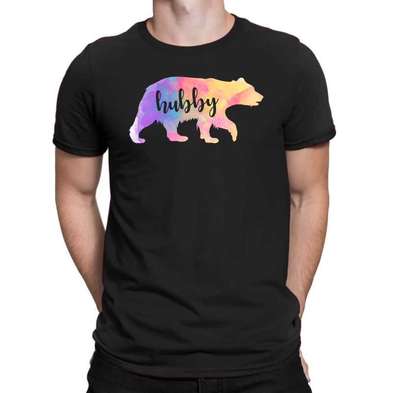 Hubby Bear Watercolor T-shirt | Artistshot