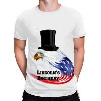 Eagle Lincoln's Birthday For Light All Over Men's T-shirt | Artistshot