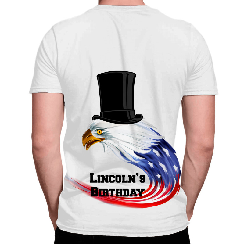 Eagle Lincoln's Birthday For Light All Over Men's T-shirt | Artistshot