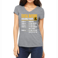 Funny Cocktail Bartender Bartending Mixologist Hourly Rate T Shirt Women's V-neck T-shirt | Artistshot