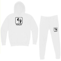 Toilet Cubicle Funny Hoodie & Jogger Set | Artistshot