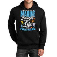 I Want To Be Marine Biologist So Life Has A Porpoise Grunge T Shirt Unisex Hoodie | Artistshot