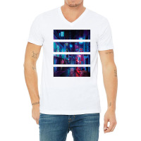 Japanese Vaporwave Streetwear Synthwave Aesthetic Futuristic T Shirt V-neck Tee | Artistshot