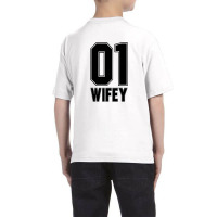 Wifey For Light Youth Tee | Artistshot