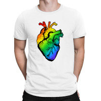 Rainbow Heart T-shirt | Artistshot