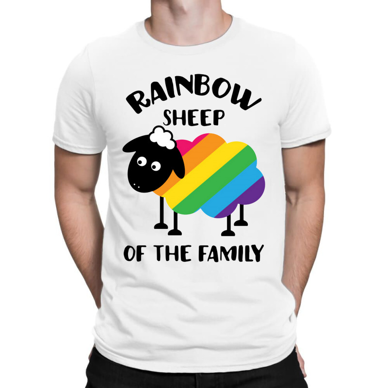 Rainbow Sheep Of The Family T-shirt | Artistshot
