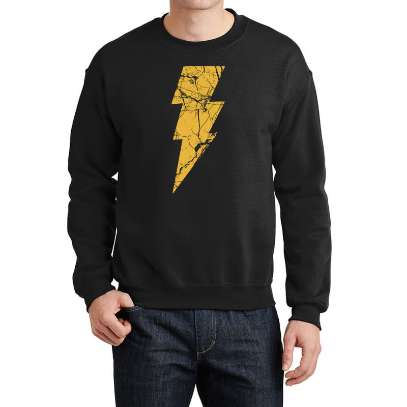 Shazam Brick Wall Style Art Crewneck Sweatshirt | Artistshot