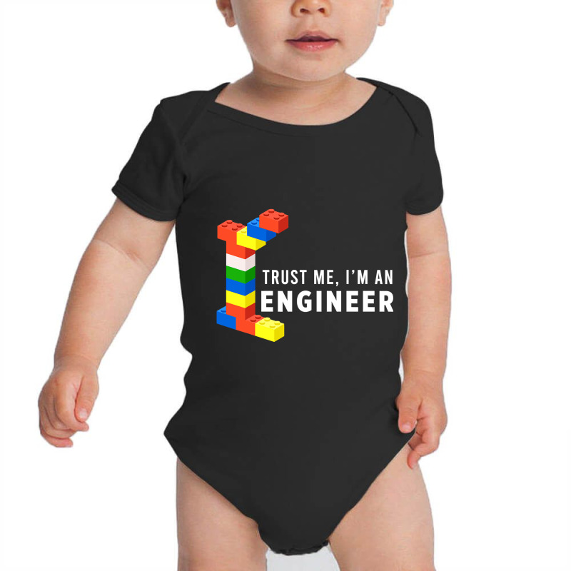 Funny Building Blocks Master Builder Engineer Construction T Shirt Baby Bodysuit | Artistshot