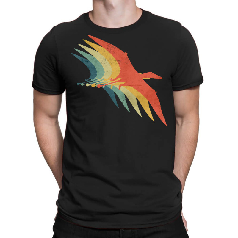 Pterosaur T  Shirt P T E R O S A U R Retro Vintage Color T  Shirt T-shirt | Artistshot