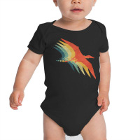 Pterosaur T  Shirt P T E R O S A U R Retro Vintage Color T  Shirt Baby Bodysuit | Artistshot