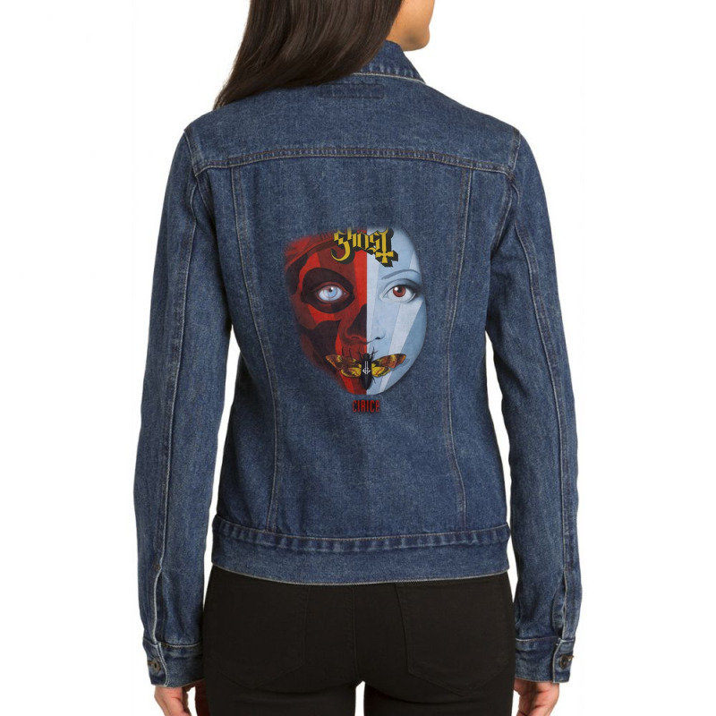 Ghost Ladies Denim Jacket by juwitesepos | Artistshot